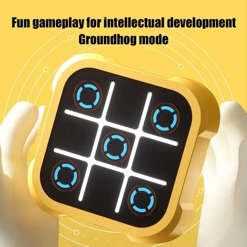 Tic Tac Toe Game, 3 in 1 Handheld Game Console, Portable Travel Games, Stress Relief Toy for Kids and Adults, Birthday&Christmas Gift for All Ages