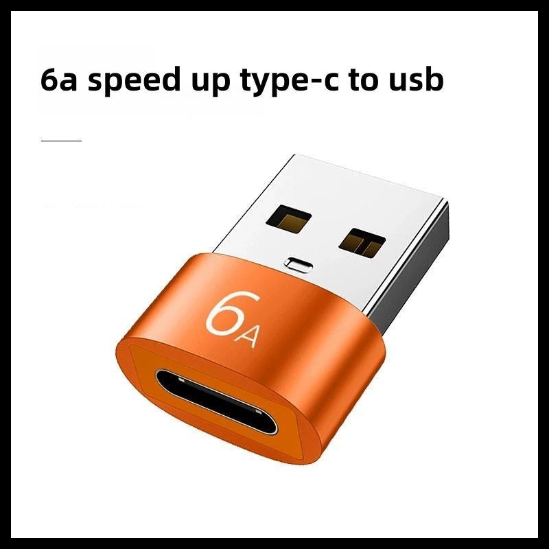 Fast Transmission Type-C to USB Adapter, Portable Lightweight OTG Adapter, 1 Count High Speed Data Transmission Adapter for Samsung,  Android, Laptop