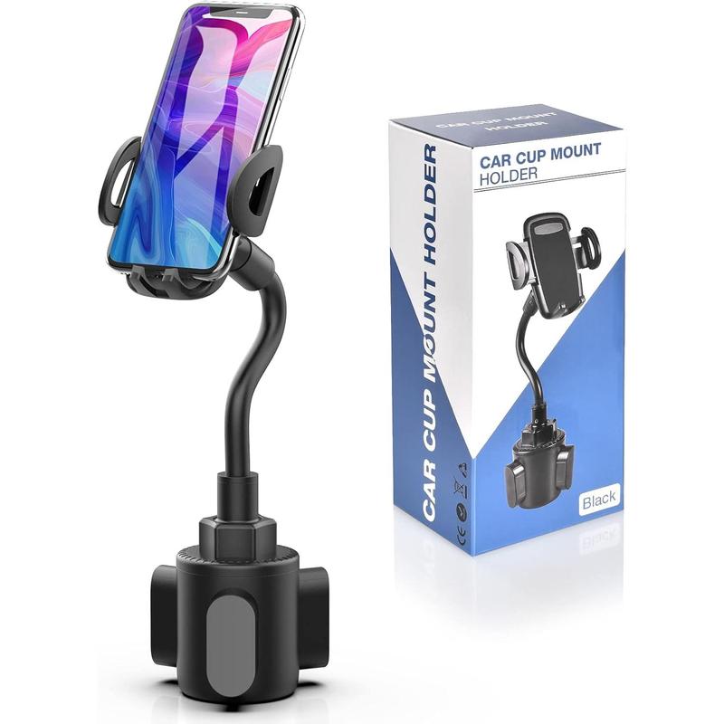 Cup Car Phone Holder for Car, Car Cup Holder Phone Mount, Universal Adjustable Gooseneck Cup Holder Cradle Car Mount for Cell Phone iPhone,Samsung,Huawei,LG, Sony, Nokia Cellphone Smartphone Stand