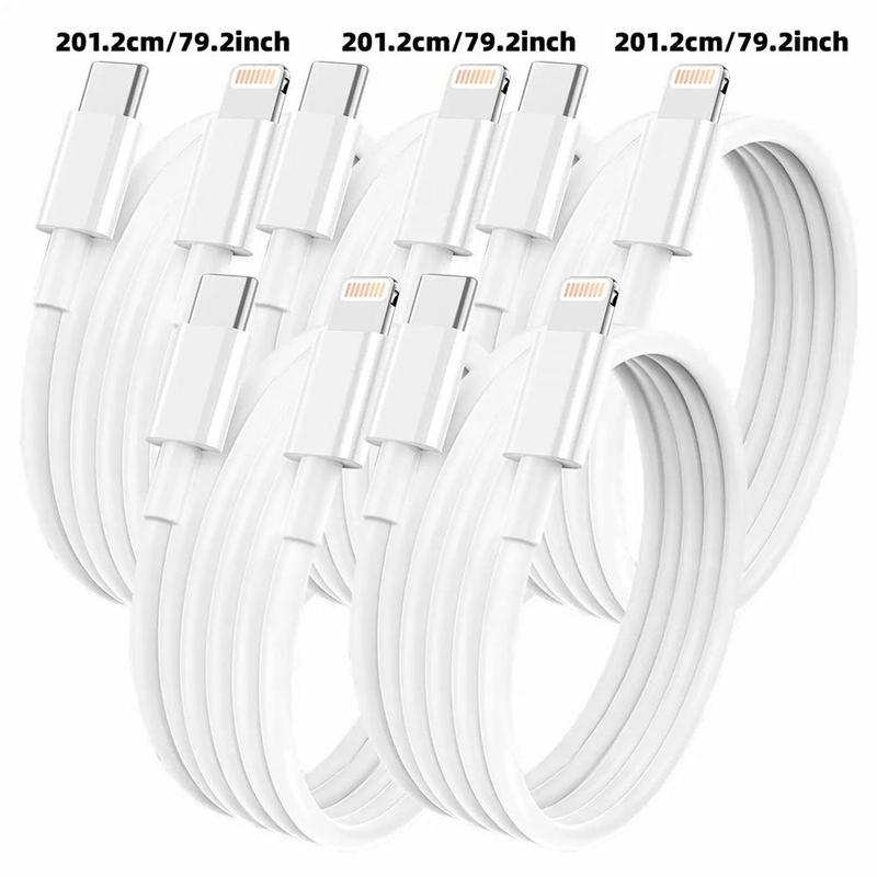 20W 6.6FT [Apple MFi Certified] Type-C for Lightning Fast Charging Cable for iPhone 14 13 12 Pro Max 11 Pro iPad Mini & More, Car Charger, Phone Accessories