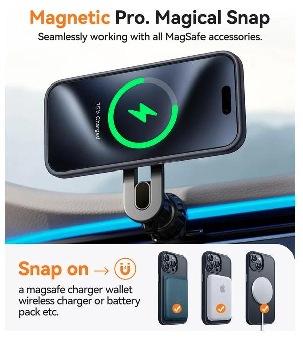 Entronix Sturdy Magnetic Case Designed for Apple iPhone 16 15 14 13 12 11, Plus, Pro Max, Durable Protective Cover, MagSafe Protection Accessories