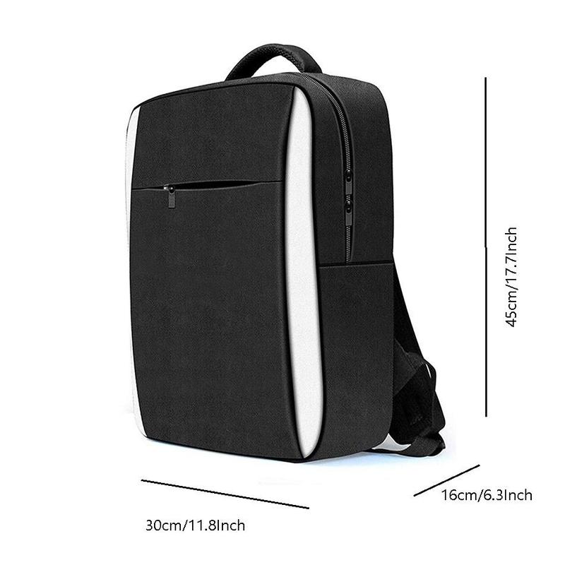 Console Backpack for PS5, Large Capacity Travel Carrying Case Compatible for PlayStation5 Console, Storage Bag for Controllers, Monitor, Headset