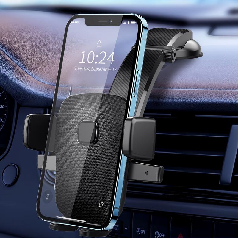 Mobile Phone Holder for Car Dashboard, Upgraded Adjustable Horizontal and Vertical Phone Holder for Car Dashboard Compatible with All Mobile Phones