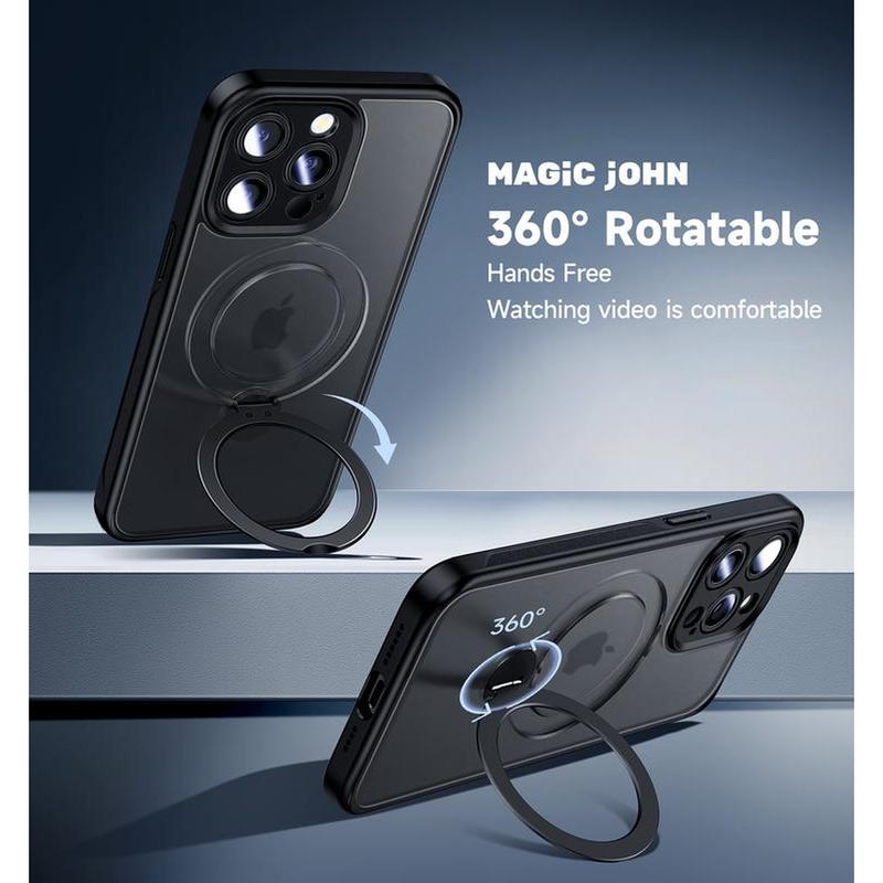 Magicjohn 360° Invisible Magnetic Stand Phone Case Does not apply