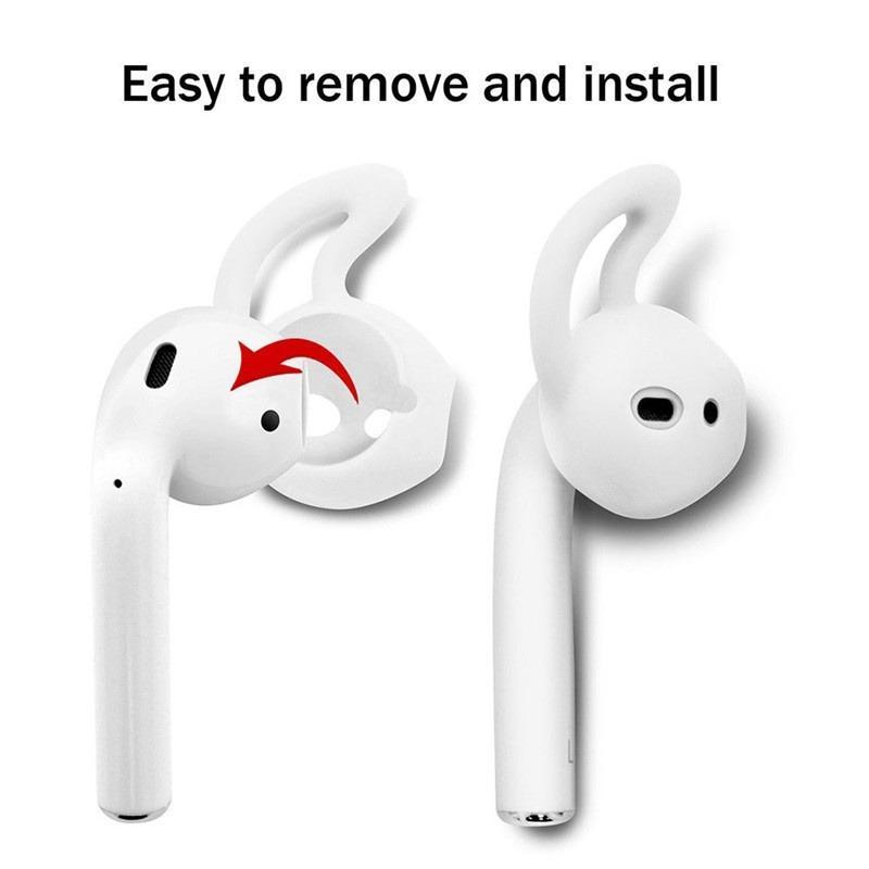 Soft Earphone Protector, 1 Pair Semi-in-ear Design Earphone Protective Cover, Anti-slip Ear Hook For AirPods