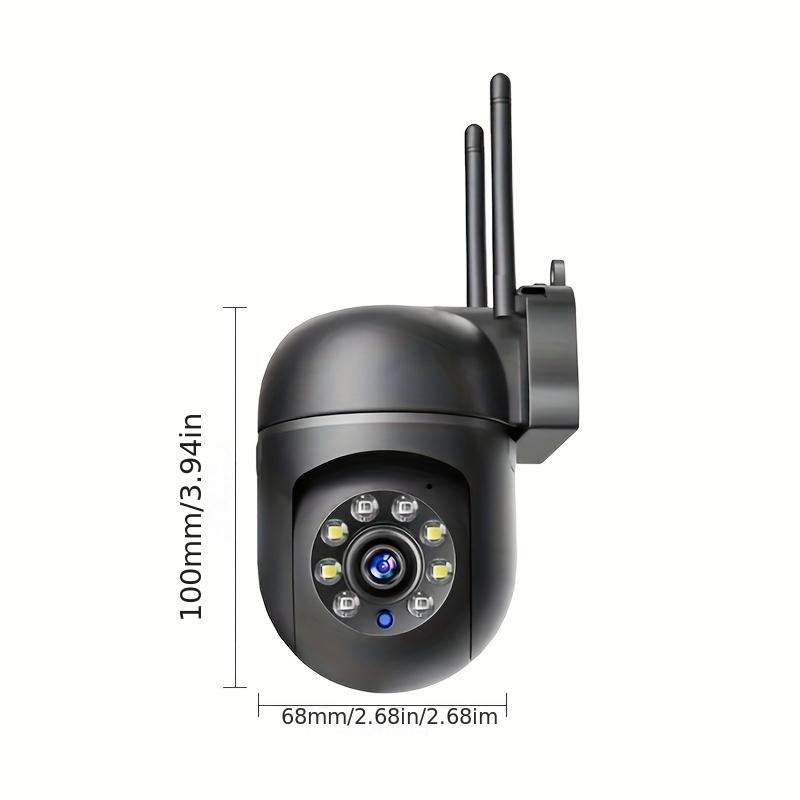 HD WIFI Surveillance Camera, Indoor And Outdoor Long Range HD Night Vision Camera, 355 Degree Intercom Home Security Camera, 2.4G Home Security System, AI Mobile Detection, Two-Way Audio, Color Night Vision, Home Surveillance Security System WiFi PanTilt