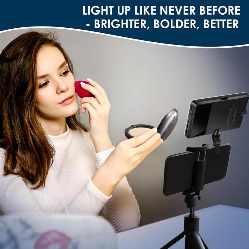 Rechargeable Selfie LED Light Clip for iPhone, Android & Tablets - Perfect for Live Streaming, Makeup, Vlogs, Video Calls, Zoom, YouTube, TikTok, Photography & Phone Accessories