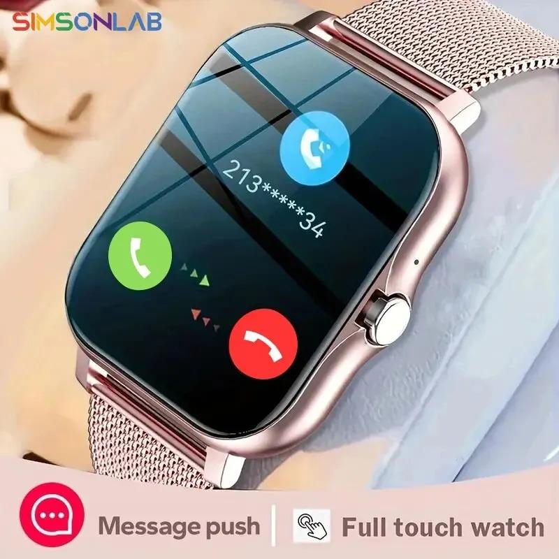 2023 ''inch color screen Bluetooth call blood oxygen pressure monitoring smart watch women men Smart Watch