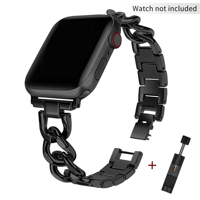 Solid Color Watch Band, 1 Count Fashionable Watch Band for iWatch Series 9 8 7 6 5 SE 4 3 2 Ultra 2, Smart Watch Accessories