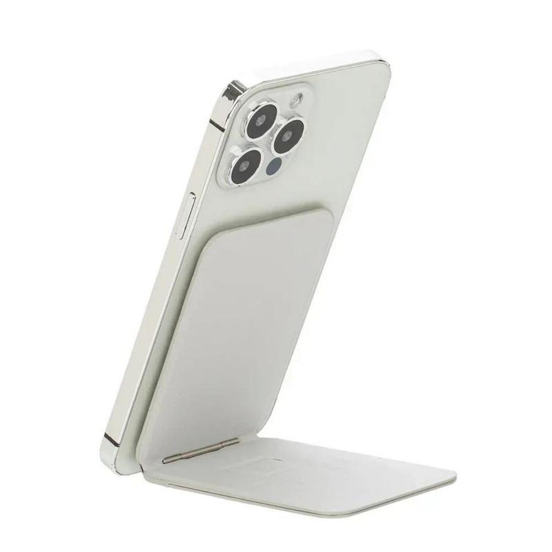 Magnetic Leather Folding Wallet Card Holder Stand Phone Tripod