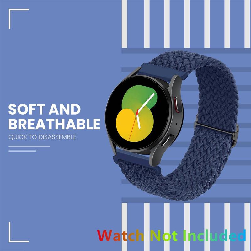 Fashionable Nylon Woven Watch Band (Band Only), Stylish Watch Band for Samsung Galaxy Watch 7 6 5 4, Smart Watch Accessories