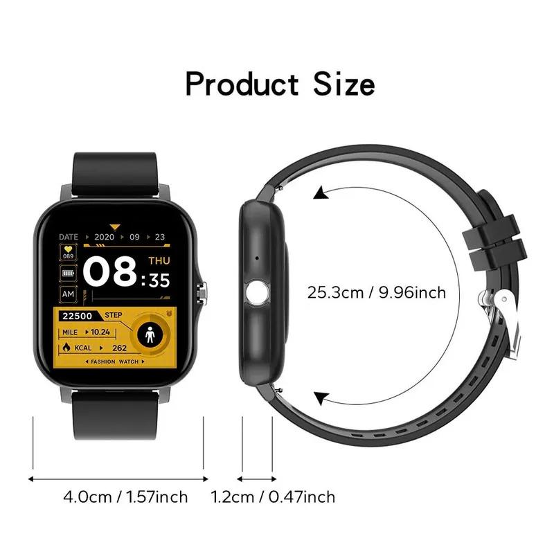 2023 ''inch color screen Bluetooth call blood oxygen pressure monitoring smart watch women men Smart Watch