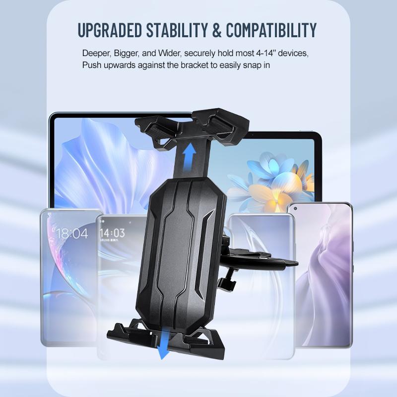 Car Slot Tablet Holder, Adjustable Thickness Car Phone Holder, Car Slot Tablet Mount, Compatible with 4.7-14 Inch Tablet Cell Phone