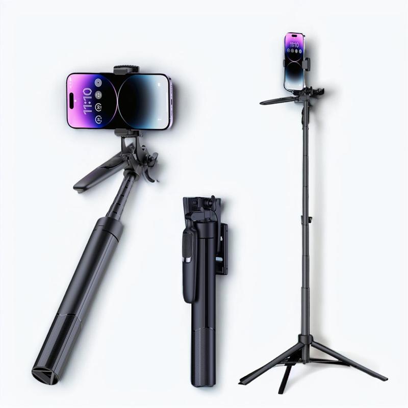 Selfie Stick Tripod With Remote Control for Music Festival, Extendable Tripod Stand, Smartphone Accessories for Summer, Gimbal Stabilize, Selfie Phone Holder, Phone Accessories