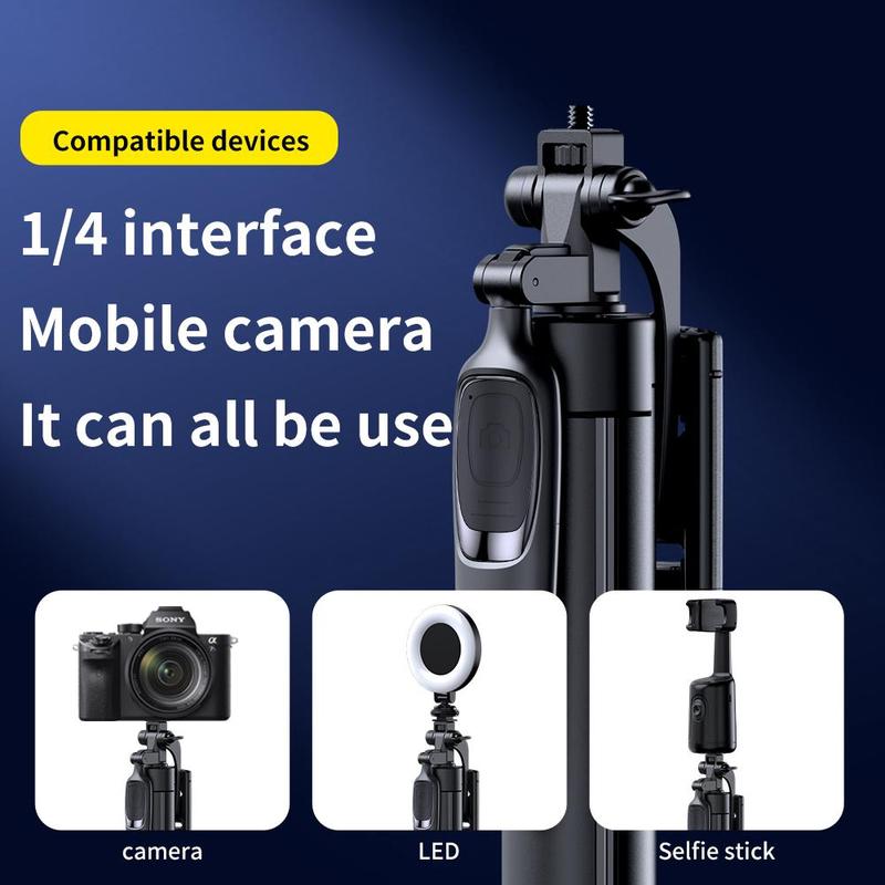 Selfie Stick Tripod With Remote Control for Music Festival, Extendable Tripod Stand, Smartphone Accessories for Summer, Gimbal Stabilize, Selfie Phone Holder, Phone Accessories