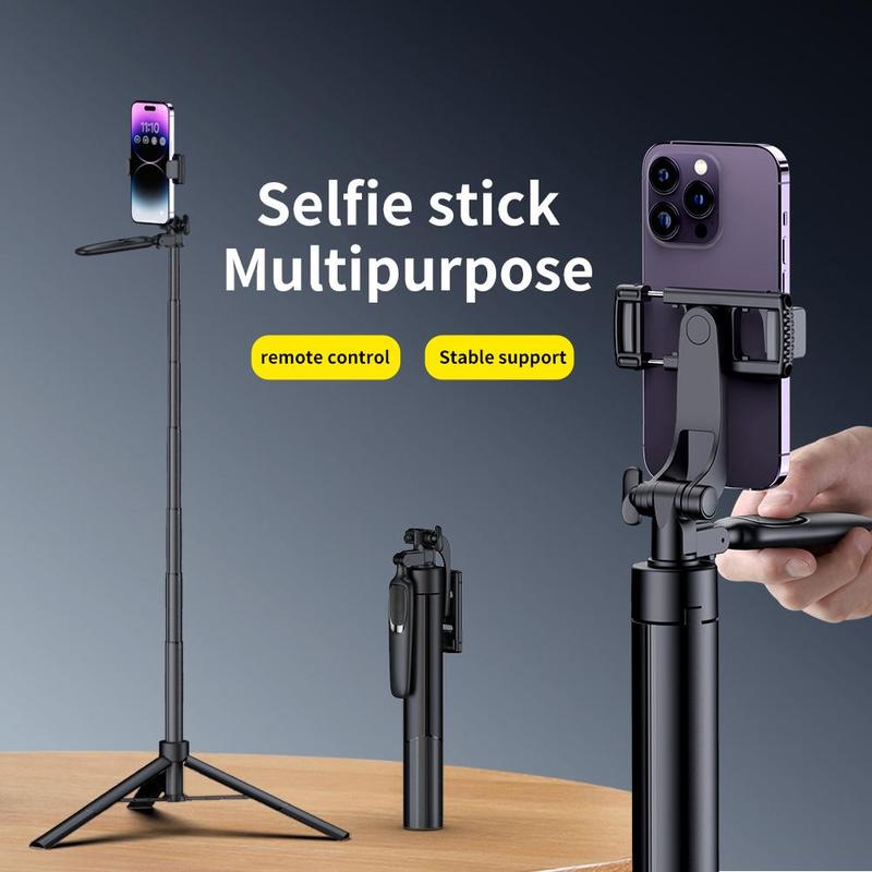 Selfie Stick Tripod With Remote Control for Music Festival, Extendable Tripod Stand, Smartphone Accessories for Summer, Gimbal Stabilize, Selfie Phone Holder, Phone Accessories