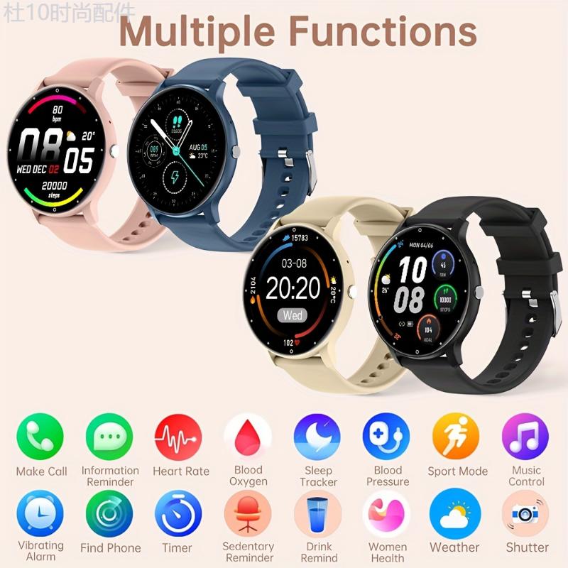 Men's Smart Watch, Fitness Tracker, Real-time Activity Tracker, Sleep Monitoring, Pedometer, Distance, Calories Smartwatch For Android IPhone