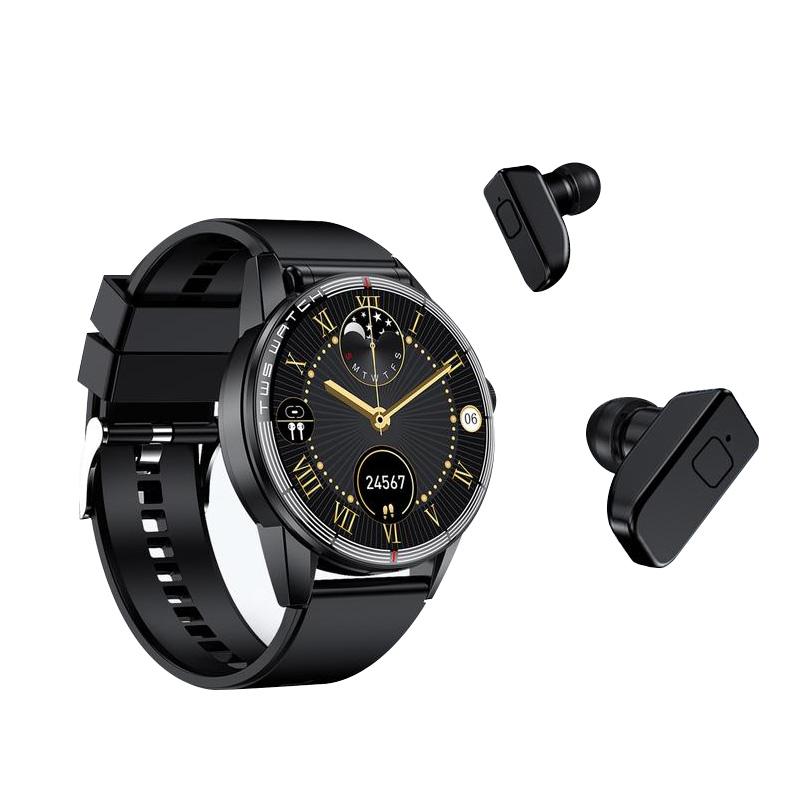 Two-in-One Sport Smart Watch | Bluetooth Calls, Full Touch,Heart Rate Monitor | Multi-Sport Mode, Weather Alerts,for Android iPhone Devices Wearable