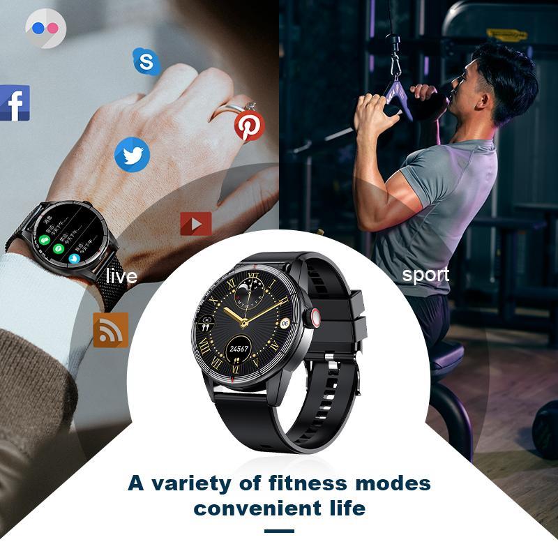 Two-in-One Sport Smart Watch | Bluetooth Calls, Full Touch,Heart Rate Monitor | Multi-Sport Mode, Weather Alerts,for Android iPhone Devices Wearable