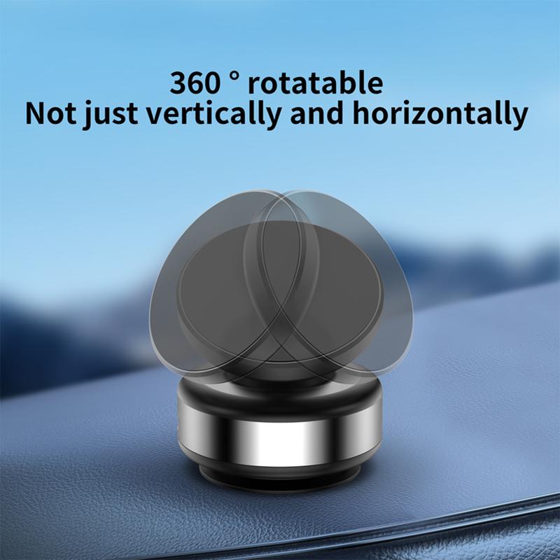 Christmas Gift, 360° Rotatable Car Magnetic Phone Holder, Car Navigation Holder, Vacuum Adsorption & Magnetic Adsorption Double-sided For Windshield and Dashboard, Kitchen,Bedroom, Office, Multifunctional Phone Accessories for iPhone & Android Smartphone