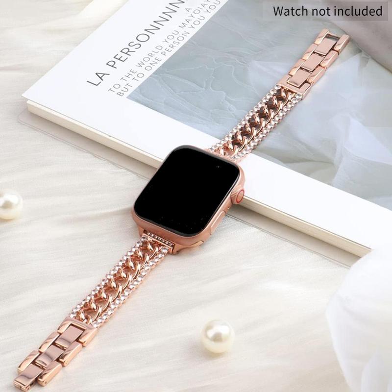 GIROUETTE Fashionable Watch Band, Fashionable Watch Band for Women, Watch Strap Compatible with iWatch Series 9 8 7 6 5 4 3 2, Smart Watch Accessories