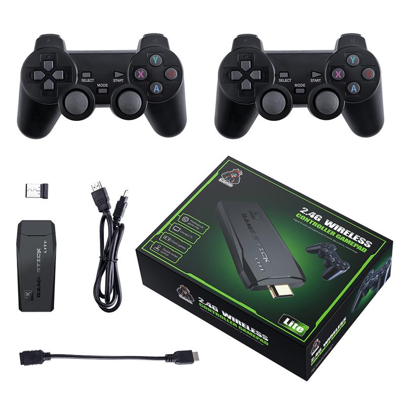 New Wireless Retro Game Console,Retro Game Stick,Retro Game Console,Wireless Retro Play Game Stick,with Built-in 9 Emulators,Retro Plug and Play Video Games for TV,Built in 20000+Games