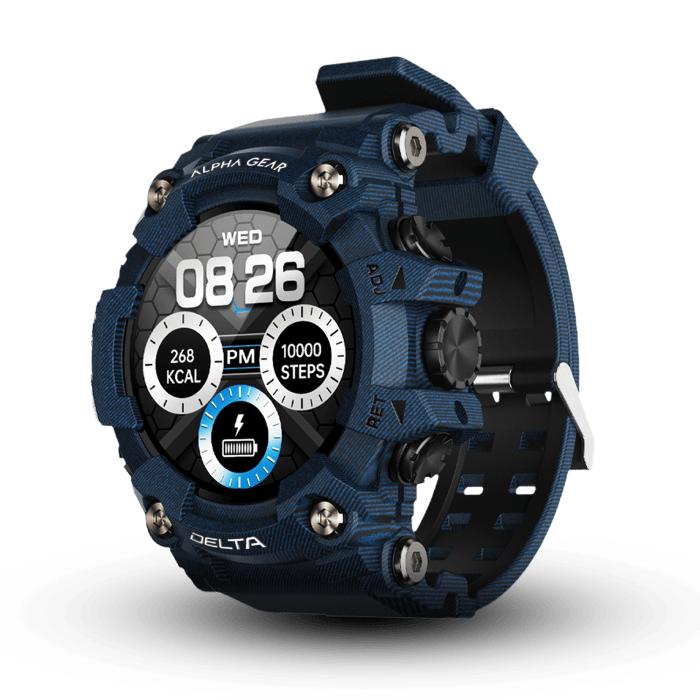 DELTA SMARTWATCH BY ALPHAGEAR - SHOOCKPROOF, BIGEST SIZE, 21 DAYS OF BATTERY,  PERFECT FOR OUTDOOR!