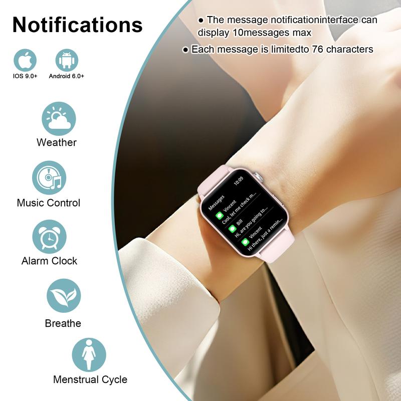 “Christmas” Smartwatch with Talk, Touchscreen Multifunctional Fashion Watch, Wearable Device for iPhone and Android Phones Smartphone Watch Wristwatch