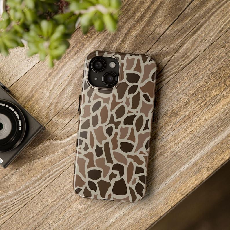 Old School Camo Tough Phone Case, Gifts for Him, Hunting Gifts