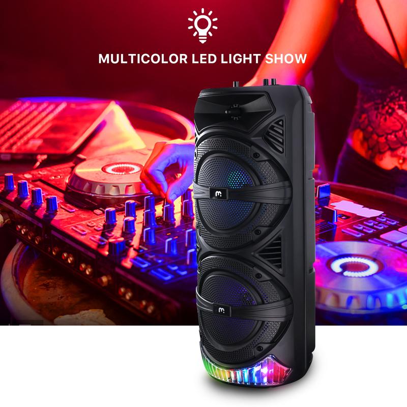 MyBat Pro Salsa LED Bluetooth Speaker - Black