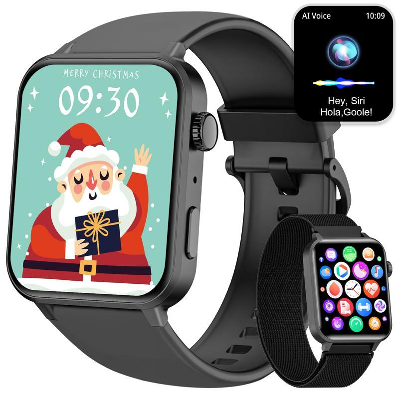 “Christmas” Smartwatch with Talk, Touchscreen Multifunctional Fashion Watch, Wearable Device for iPhone and Android Phones Smartphone Watch Wristwatch