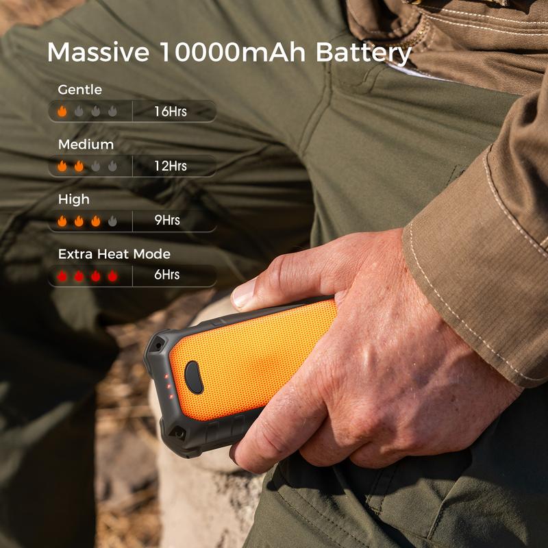 OCOOPA Hand Warmers-UT4 Extreme, Extra Heat Mode, IP56 Waterproof & Dustproof, heavy-duty, 10000mAh Battery, 22.5W Fast Charging Power Bank, 18W Quick Recharging, for Outdoors, Hunting, Ice Fishing, Hiking, Camping, Skiing, Winter Sports