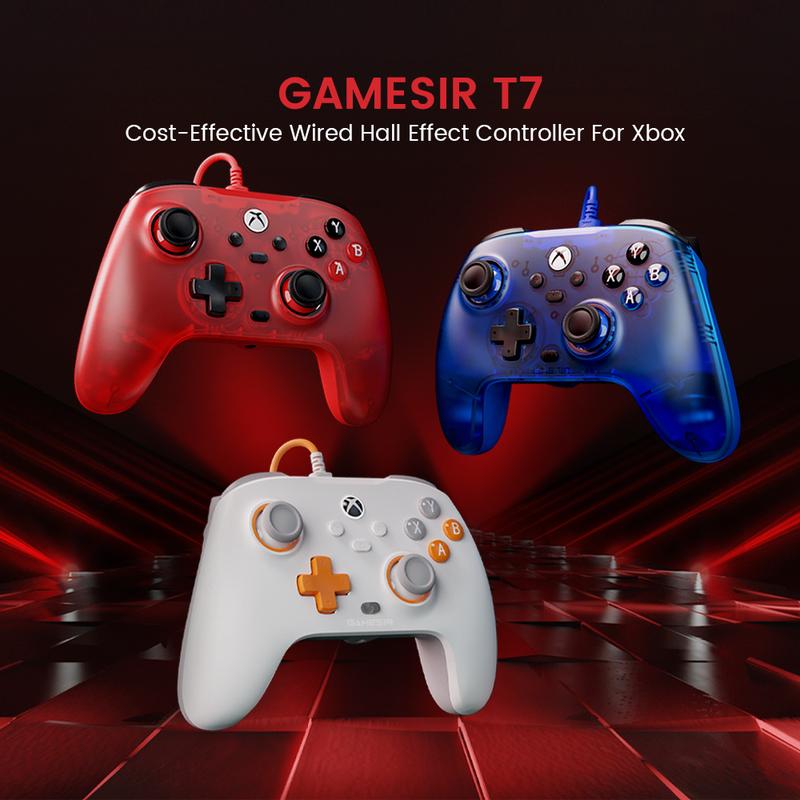 GameSir T7 Wired Entry-Level Controller for Xbox Series X|S, Xbox One & Windows 10 11 – PC Gaming Gamepad with 3.5mm Audio Jack