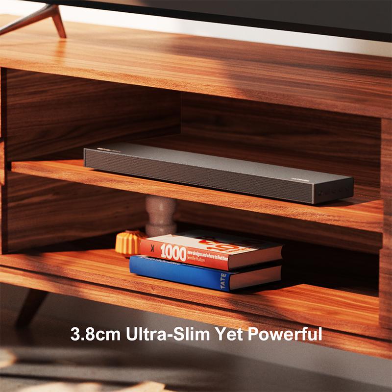 ULTIMEA Sound Bar for Smart TV with Dolby Atmos,190W Peak Power Soundbar with Subwoofer, TV Sound Bar with Bass Boost, Home Theater Audio Sound Bars for TV Speakers, Ultra-Slim Series Nova S50 wireless  speakers.speaker.computer speaker peak power