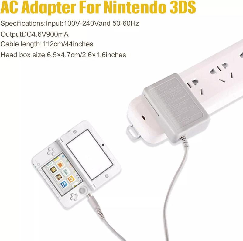 AC Adapter Home Wall Charger Cable Power Plug for Nintendo DSi  2DS  3DS  DSi XL