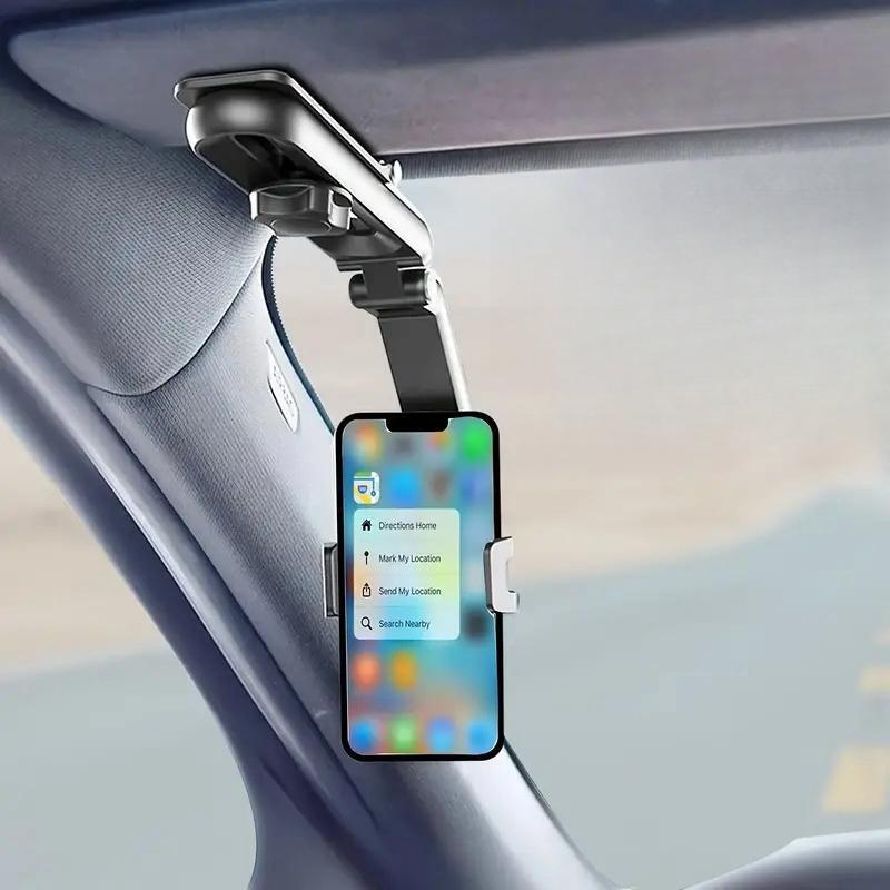 Car Sun Visor Phone Holder, Multifunctional Car Phone Holder, Universal Car Phone Navigation Bracket, Car Interior Accessories