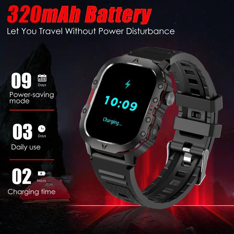 Multifunctional Smart Watch, Fashion Digital Watch with Flashlight Function, Sports Watch with Multiple Sports Modes for Women & Men