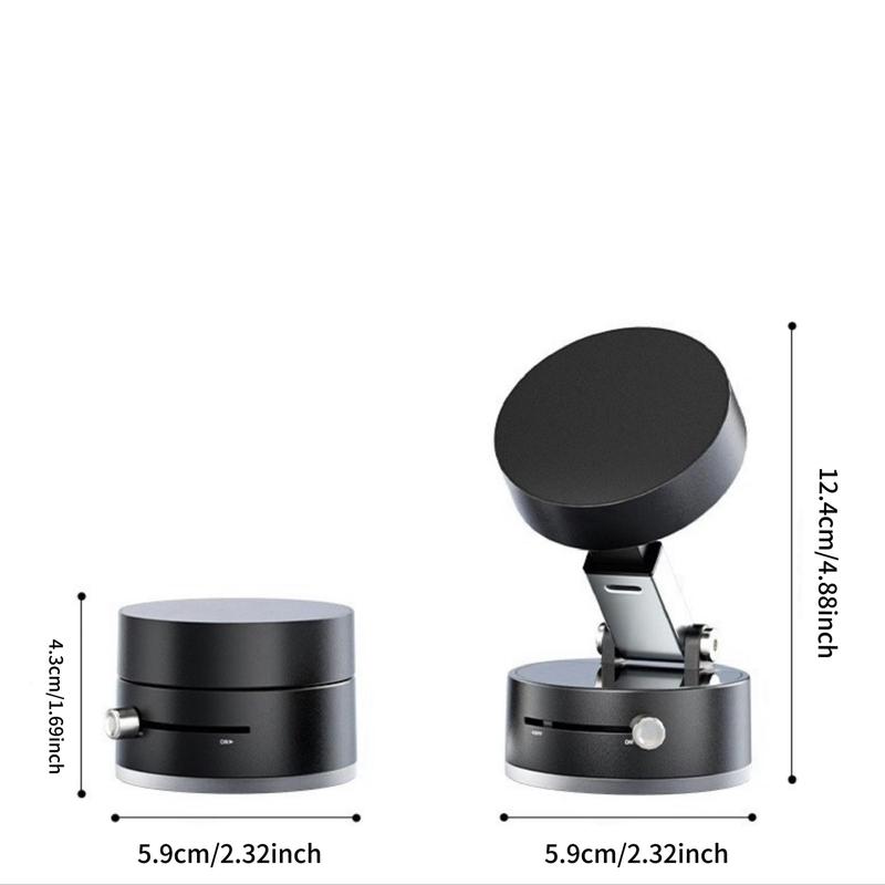 Magnetic Phone Holder, Vacuum Suction Cup Magnetic Phone Holder, Multifunctional Phone Stand for Home Office, Phone Accessories for iPhone & Android