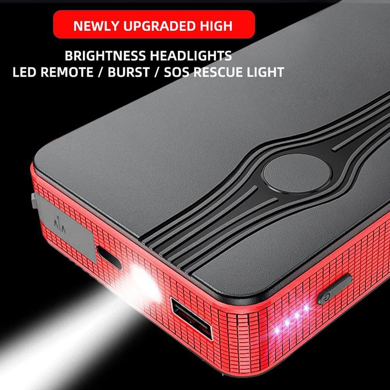 Car Emergency Start Power Bank, 6000mAh Car Jump Starter with Flashlight, Multifunctional Car Battery Charger, Car Emergency Start Power Bank