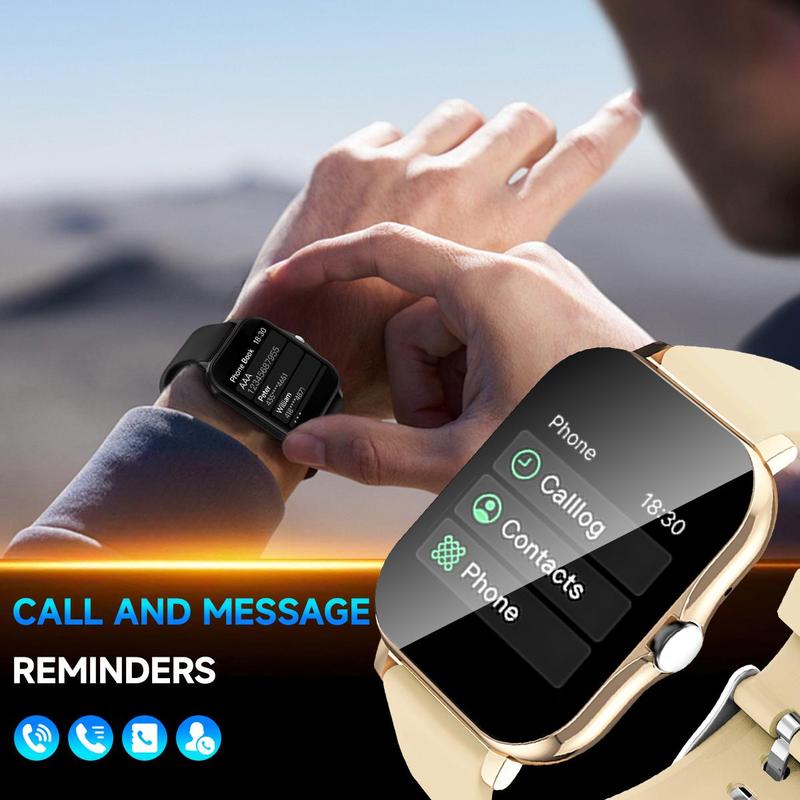 Multifunctional Smart Watch, 1 Count Fashionable Touch Screen Digital Watch with Multiple Sports Modes, Wireless Calls, Message Alerts, Weather Forecast, Fitness Tracker