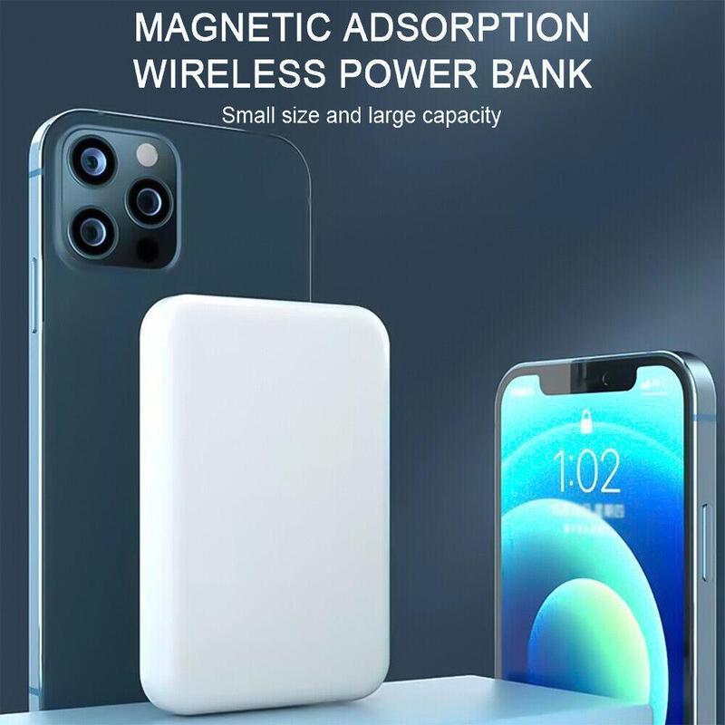 Portable Charger 5000mah, 10000mah Magnetic Power Portable Battery Pack Wireless Magnetic Charger for iPhone 15 14 13 12 Series, Charging Cable Not Included