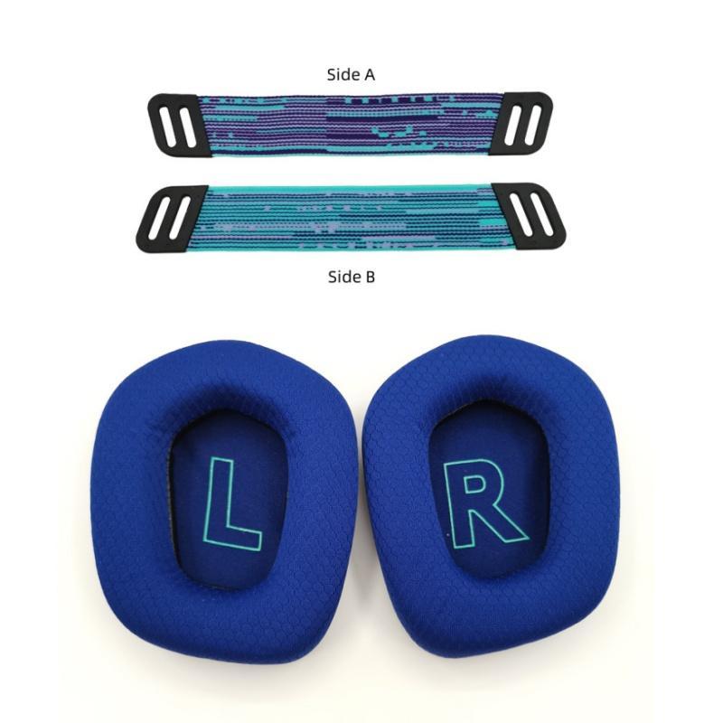 Replacement Earpads & Headband for Logitech G733 G335 Headphone, High Quality Comfortable Sponge Earpads, Headphone Accessories