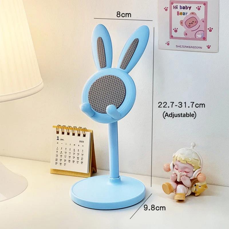 Lucky Rabbit Mobile Phone Holder Can Be Raised and Adjusted Student Desktop Lazy Home Selfie Live Support Shelf Phone Holder