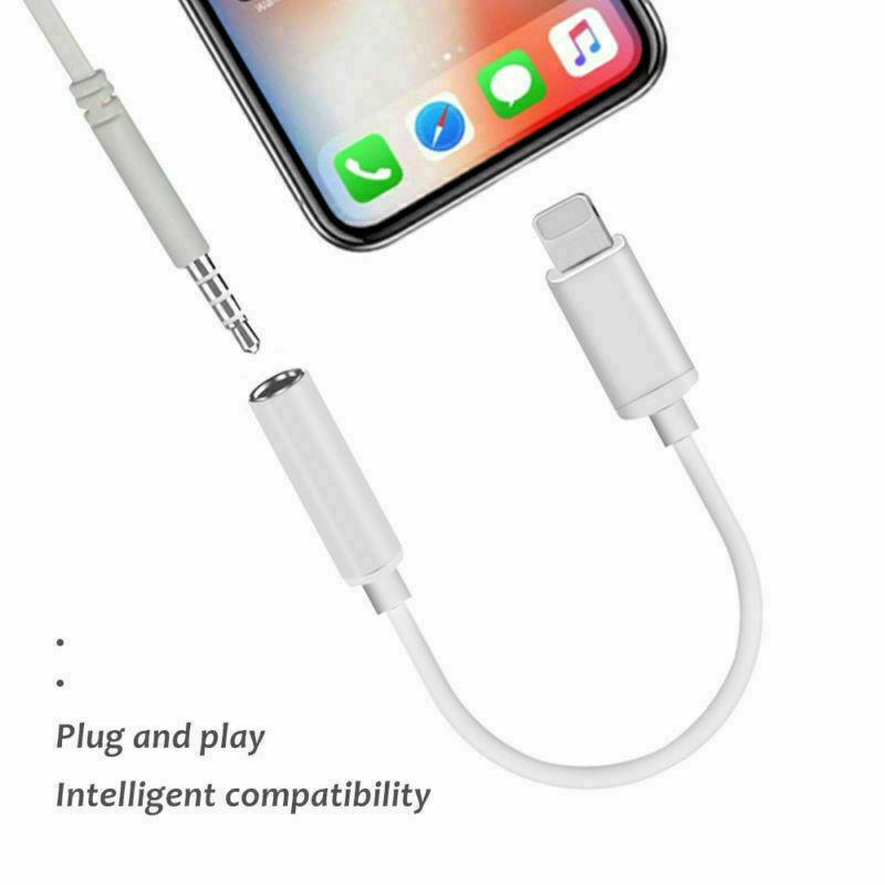 Lightning to 3.5 mm Headphone Jack Adapter iPhone 3.5mm Headphones Earphones Aux Audio Dongle Adapter Compatible for 14 13 12 11 XS XR X 8 7, Support All iOS Cable