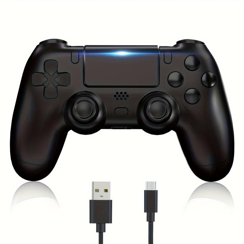 YUYIU Wireless new Controller Compatible With Ps4 Slim Pro Windows PC,With 3.5mm Audio Jack, Touch Pad, Six Axis Motion Control, Charging Cable