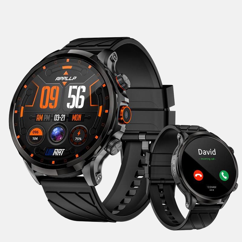 LOKMAT Multifunctional Smart Watch, 200W Camera Support SIM Card NFC GPS Fashionable Digital Watch, Sports Watch for Women & Men