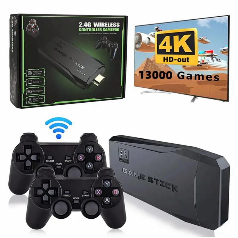 20000 Classic Games Retro video game console 4k TV HD 2 wireless gamepad joysticks gaming  controller Mini Handheld