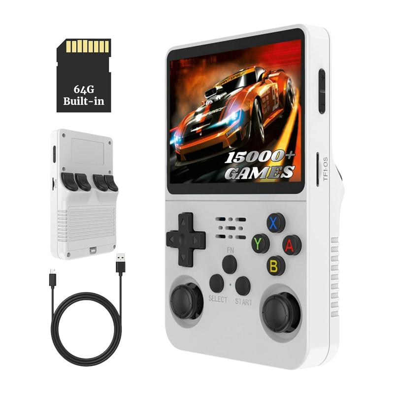 R36S Open Source Handheld Game Console HD Retro Arcade 3D Dual System Joystick Handheld Linux System 3.5-inch Scre Portable Retro Game Console Preset 1500 games， Christmas Coolest Gift ，Black Friday Promotion