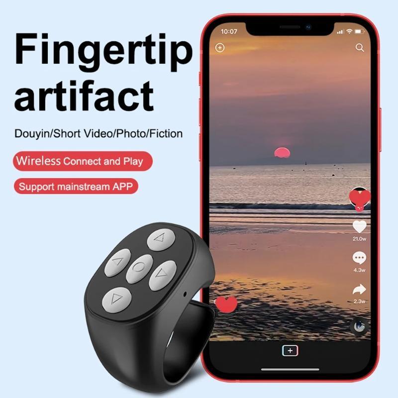 Remote Control Scrolling Ring For Selfie Video Camera Controller Automatic