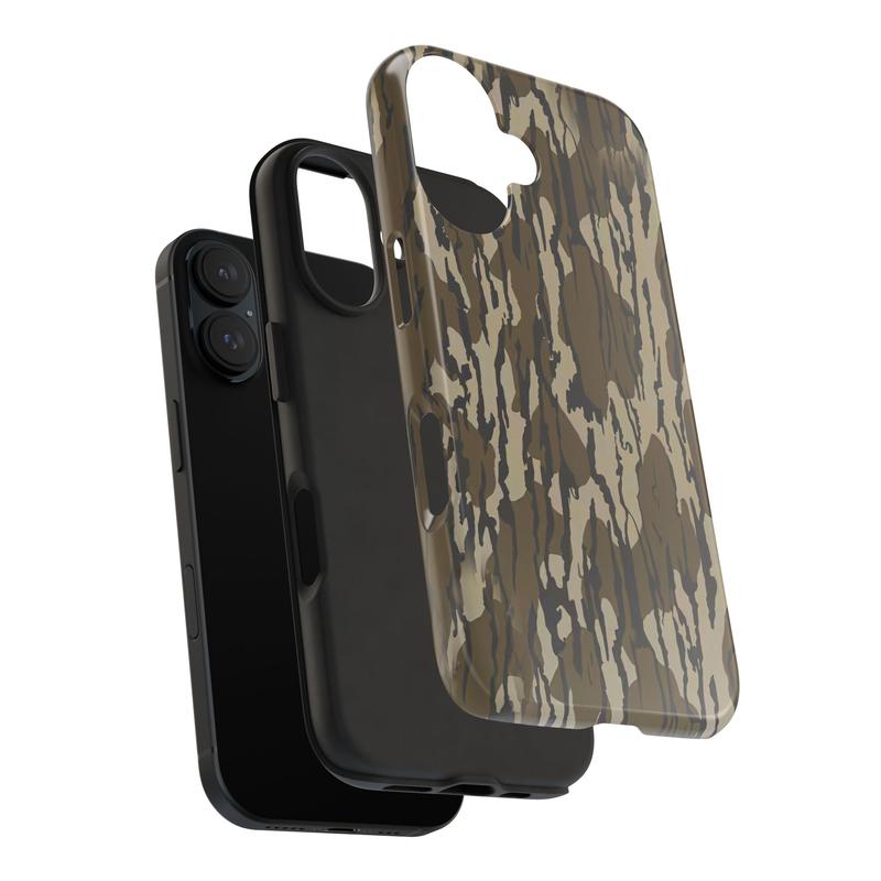 Camo Couple Phone Case, Matching Case, Camo Bow, Gift For Couple, All series 16 15 14 13 12 11 X & more Pro Max SE Phone Case, Accessories Durable Camo Duck